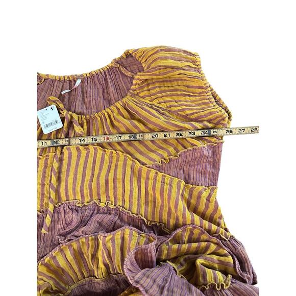NWT Free People Women's Multicolor Best On The Beach Tunic Top Size Medium - Picture 3 of 9